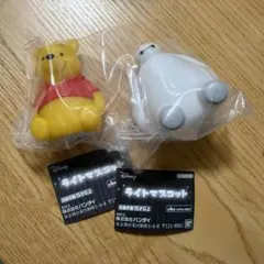 ディズニー ライトマスコット プーさん&ベイマックス ガチャ
