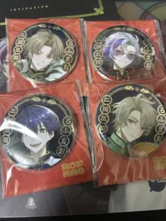 ろふまお ROF-MAO 四神グッズ 缶バッジ 4種