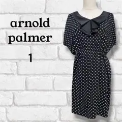 arnold palmer ワンピース 1 ドット柄 ブラック系 レディースのサムネイル