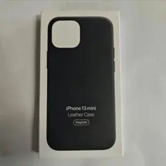 純正】新品 iPhone 13 mini レザーケース ミッドナイト - メルカリ
