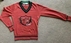 VIVA HEART 赤いVネックセーター