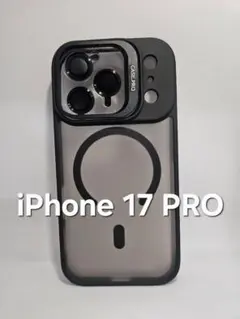 iPhone17 Pro ブラック ケース マグセーフ レンズ保護 新品