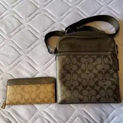 美品！2点！ coachのショルダーバッグ&財布