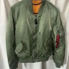 ALPHA MA-1 フライトジャケット M オリーブグリーン