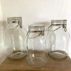 Cellarmate 取手付きガラス瓶 3個セットのサムネイル