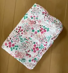 【新品】フェリシモ お花模様が大好きな女のコ カバー仕様のガーゼケットのサムネイル