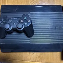 (ジャンク品)PS3 本体 黒 薄型　コントローラー(ケーブル無し)