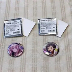 プロジェクトセカイ グリッター缶バッジ 白石杏 巡音ルカ 2個セット