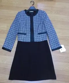 お値下げ!スリーピース９号-11号新品タグ付き！卒園式入学式に！冠婚葬祭ツイード