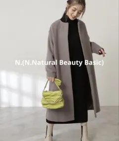 N.(Natural Beauty Basic) ◆アンゴラノーカラーコート