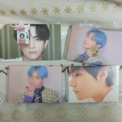 BTS ミニ封筒　ハンドメイド　4枚セット　テテ V