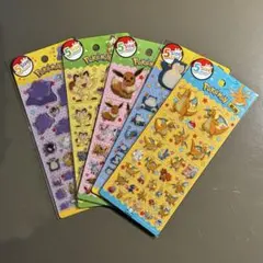 【正規品】韓国限定 ポケモン 5サイズステッカー 5枚セット