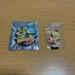 ONE PIECE ワンピース　サンジ　缶バッジ　キーホルダー