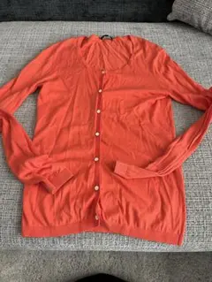 theory オレンジ カーディガン