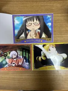 魔法少女まどか☆マギカ クリアファイル 3枚セット ほむら マミ なぎさ