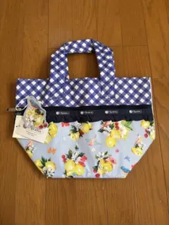 新品未使用　レスポートサック　チェスティ　トートバッグ　レモン　チェック