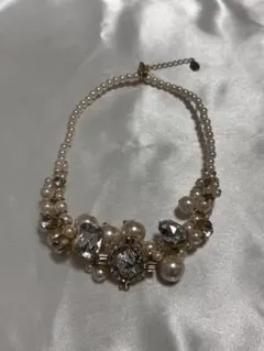 パールビジュー ネックレス