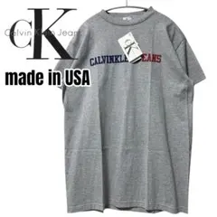 希少 90s USA製 カルバンクラインジーンズ Tシャツ CK
