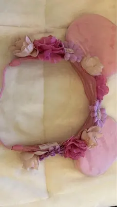 ディズニー カチューシャ 花