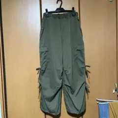 ⭐️【値下げ】チャオパニック　カーゴワイドパンツ　カーキ　フリー