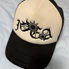 IDEASWAM 刺繍ロゴキャップ ブラウン オンライン即完 ストリート
