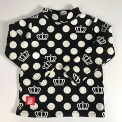 子供服 100㎝ ベビードール BABYDOLL トレーナー 黒 裏起毛