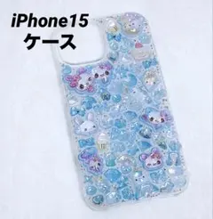 iPhone15ケース ボンボンドロップシール スマホケースデコ 平成女児