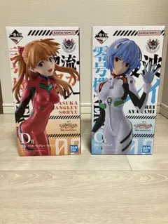 【日曜限定価格】新世紀エヴァンゲリオン　一番くじ　綾波レイ　アスカ　フィギュア
