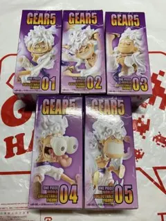 ワンピース ワーコレ ルフィギア5SP メタリックカラーver. 全5点セット