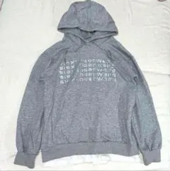 フード付きトレーナー　グレー M