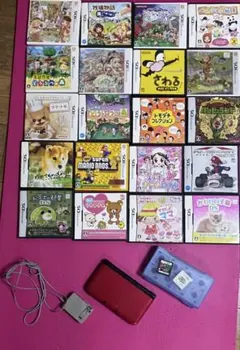 【大値引き‼️】 3DS LL本体とDSソフト22本セットのサムネイル