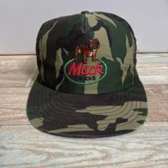 80's USA製 mack trucks キャップ レッド 当時物 - メルカリ