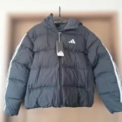 adidas ブラック ダウンジャケット L