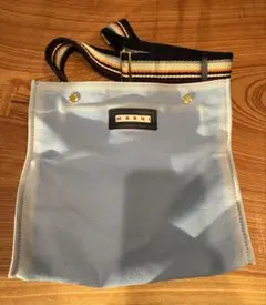 人気＊MARNI マルニ ショルダーバッグ 2way キャンバス グレー - メルカリ