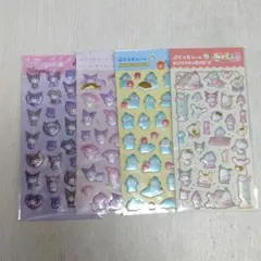 ぷくっとシール　サンリオ　ダイソー