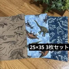【*˙︶˙*お買い得】①恐竜ランチョンマット25×35 3枚セットハンドメイド