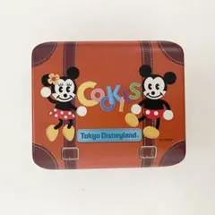 【美品】Disney ディズニー　ミッキー　ミニー　空き缶　缶　菓子　小物入れのサムネイル