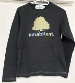 inhabitant ロンT 長袖 Tシャツ ブラック xxsのサムネイル