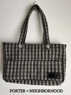PORTERポーター× NEIGHBORHOODネイバーフッド ミニトートバッグ