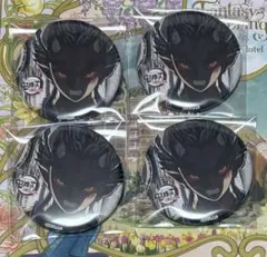 鬼滅の刃 全集中展 幕間画缶バッジ 肆 憎珀天 4点セット