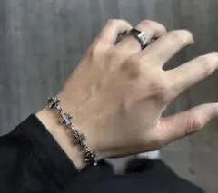 クロスモチーフ シルバーブレスレット