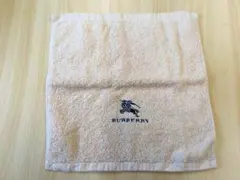 BURBERRY バーバリー ハンドタオル　ホースマーク刺繡　ベージュ
