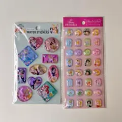 ■新品未使用■セリア ディズニー ウォーターシール 2点セット