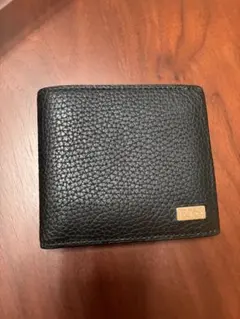 HUGO BOSS 二つ折り財布 ブラック 牛皮100%のサムネイル
