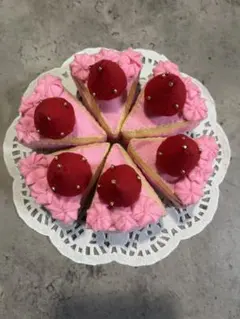 フェルトストロベリーショートケーキホール！！