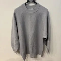 LEPSIM レプシィム クルーネックニット グレー Fサイズ ゆったり
