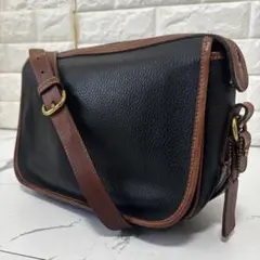 COACH✨稀少グラブタンレザーショルダーバッグ　USA製　シボ革　カメラバッグ