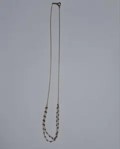 K10★ 2連チェーン ネックレス