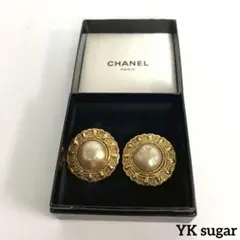 CHANEL シャネル フェイクパール イヤリング アクセサリー 小物