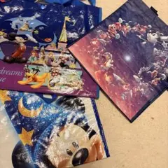 ディズニー　ショッピングバッグ　袋　3点セット
